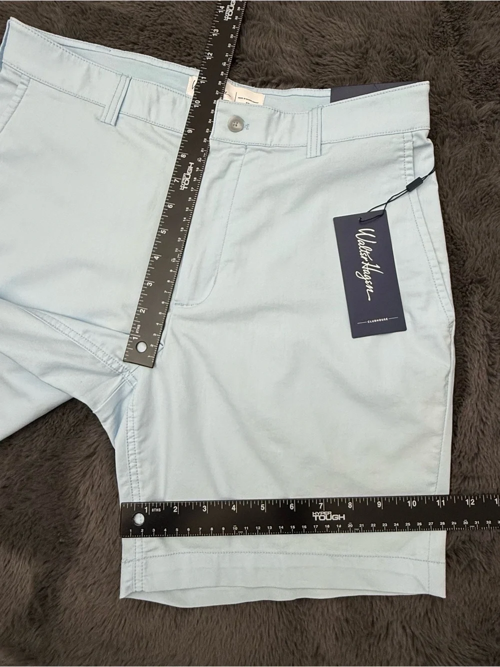 NWT Walter Hagen 8” Inseam Flat Front Chino Shorts Size 32